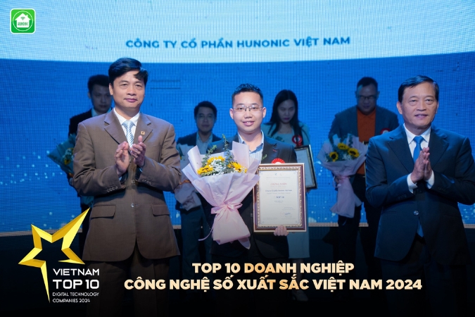 Hunonic Nhận Top 10 Doanh Nghiệp Công Nghệ Số Xuất Sắc 2024 2 HUNONIC VIỆT NAM Nhận TOP 10 DOANH NGHIỆP CÔNG NGHỆ SỐ XUẤT SẮC VIỆT NAM 2024